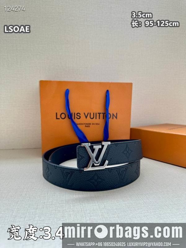 LV belt 35mmX95-125cm 8L08
