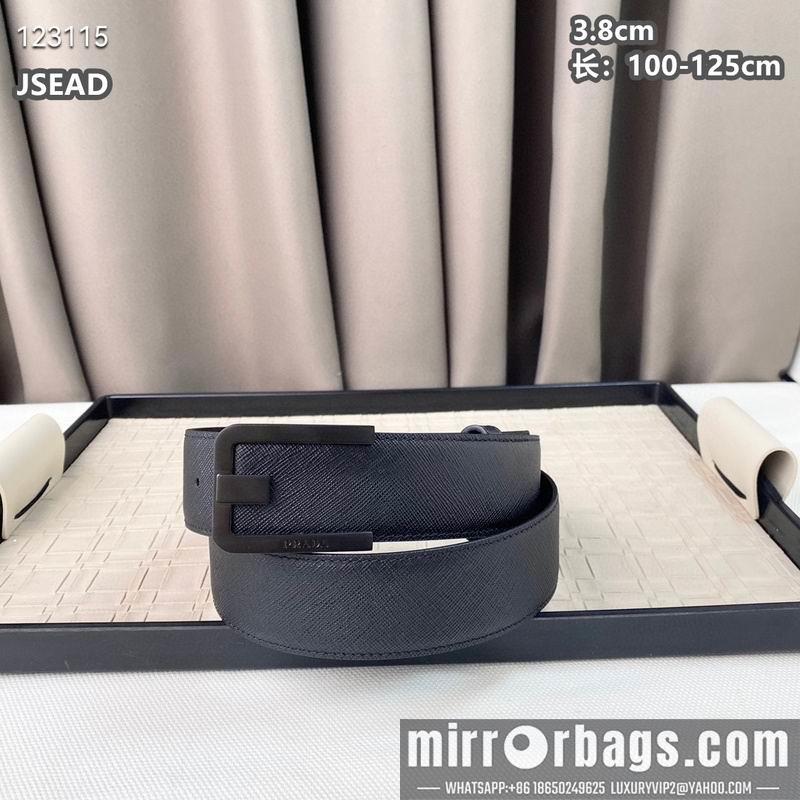 Prada belt 38mmX100-125cm 8L06