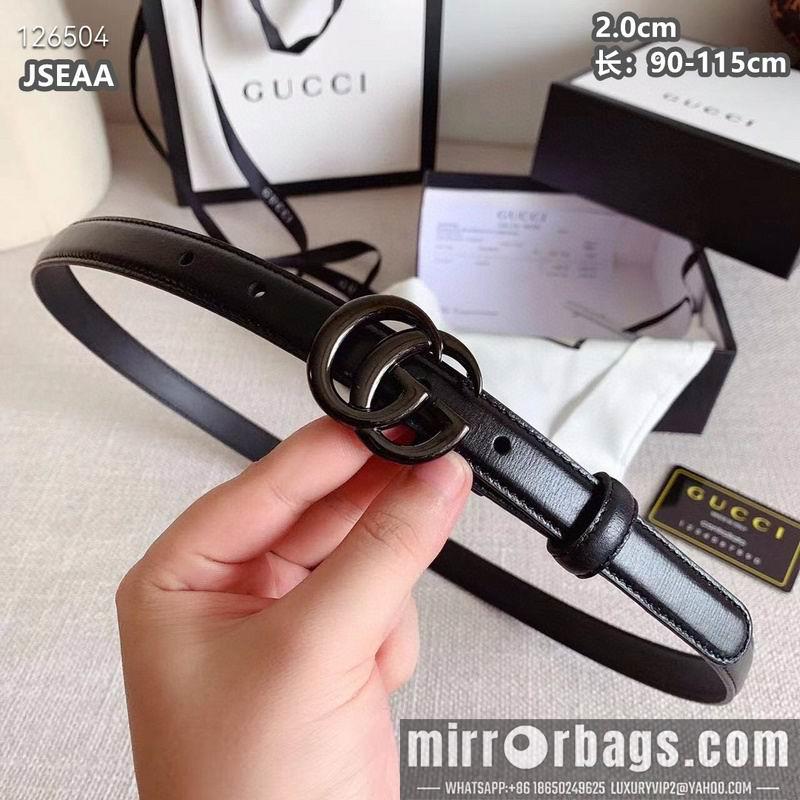 Gucci belt 20mmX90-115cm 8L16