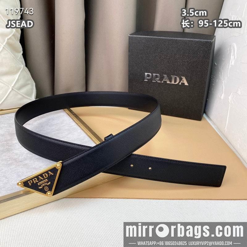 Prada belt 35mmX95-125CM 8L16