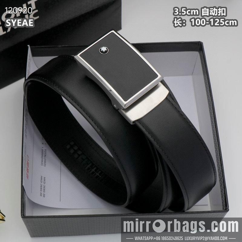 Montblanc belt 自动扣 35mmX100-125cm 8L072006