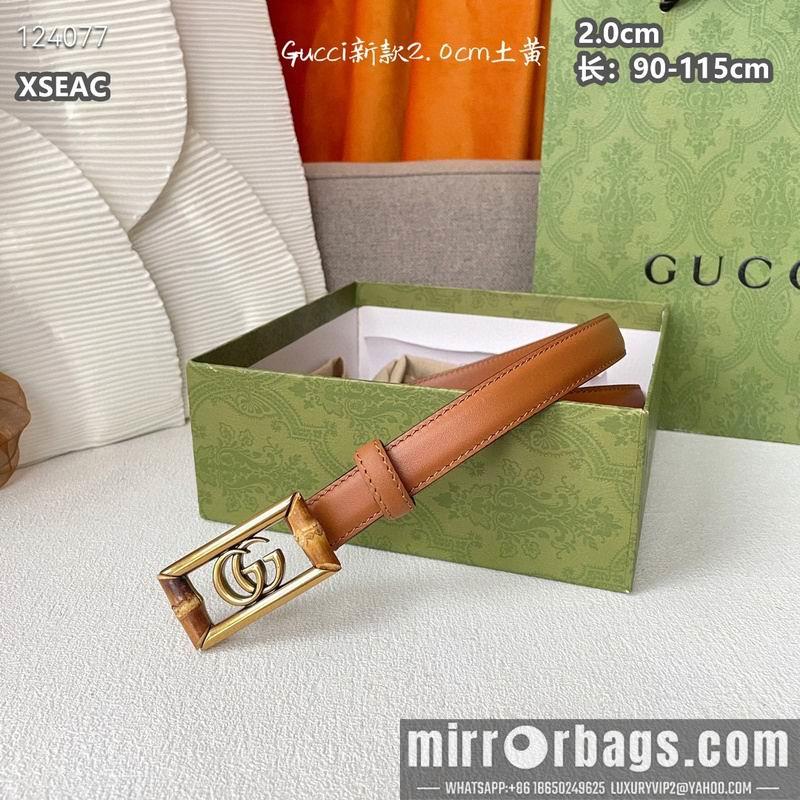 Gucci belt 20mmX90-115cm 8L19