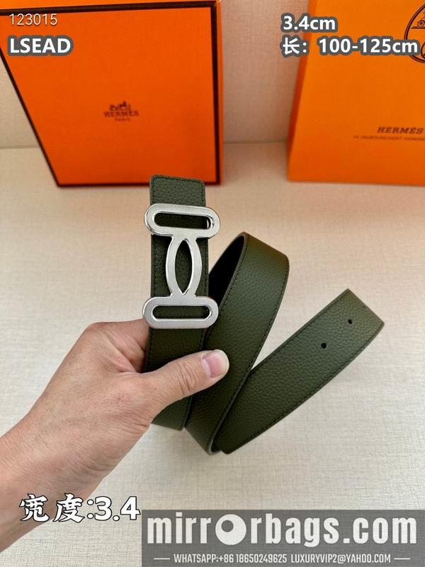 Hermes belt 34mmX100-125cm 8L07