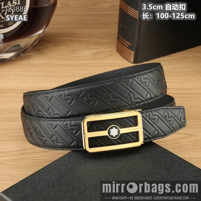 Montlanc belt 35mmX100-125cm 8L42