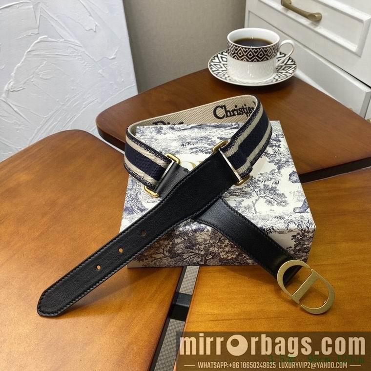 Dior belt 35mmX95-125cm 7D02
