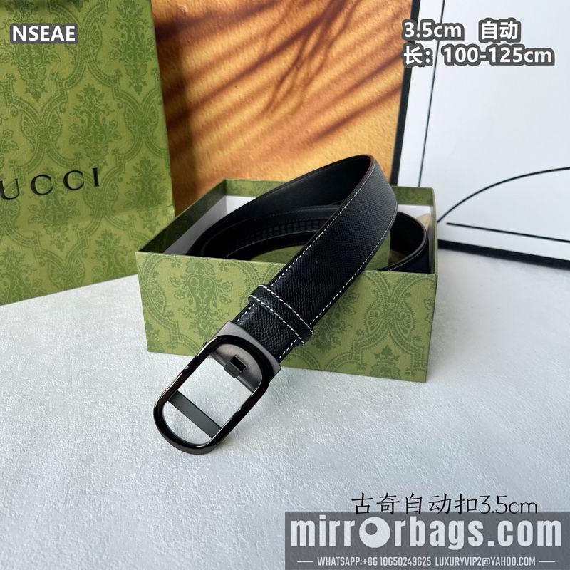 Gucci belt 35mmX100-125cm 8L91