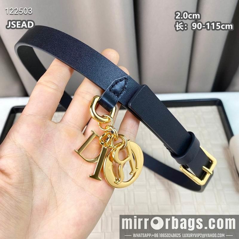Dior belt 20mmX90-115cm 8L21