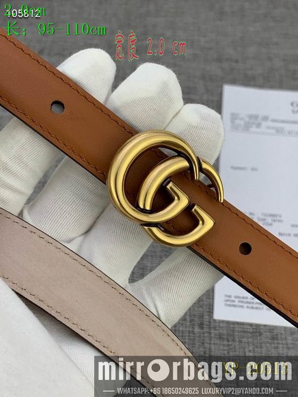 Gucci belt 20mm 95-110cm 8L01