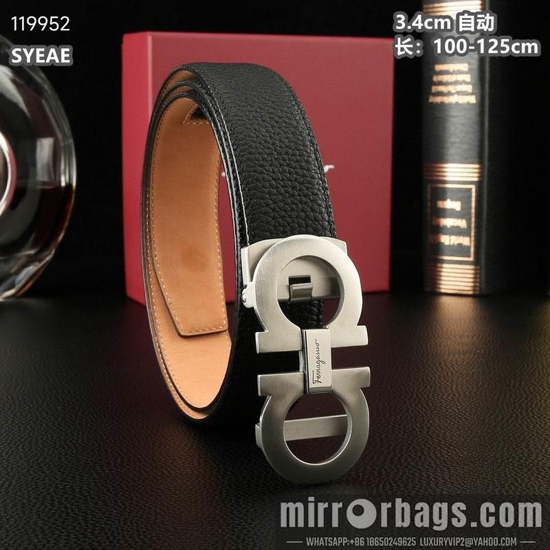 Ferragamo belt 34mmX100-125cm 8L06