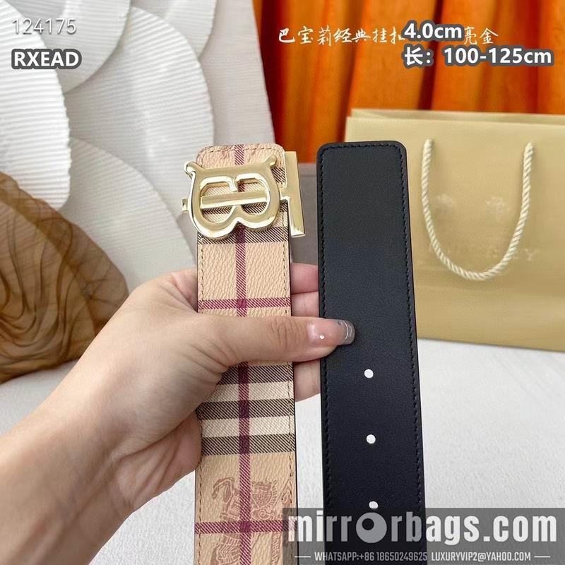 Burberry belt 40mmX100-125cm 8L07