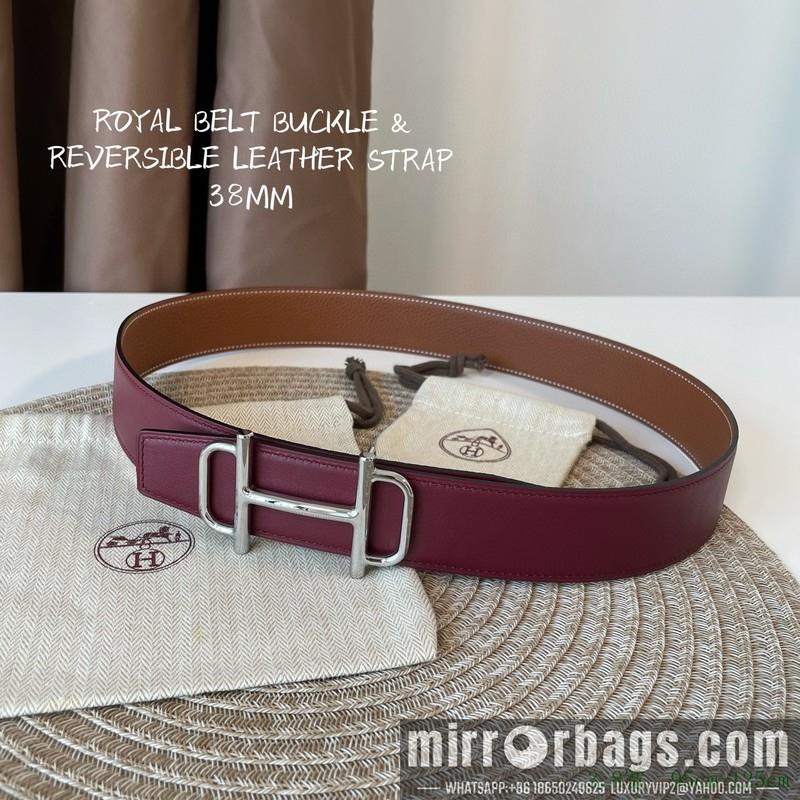 Hermes Belt 38mmX95-125cm 7D49