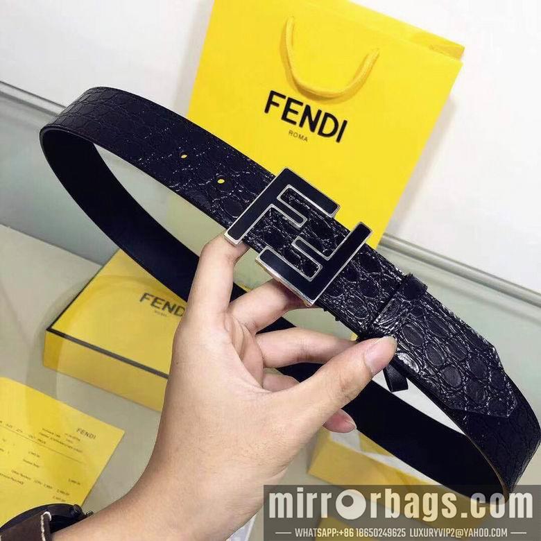 Fendi Belt 38mmX95-125cm 7D52
