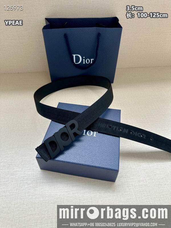Dior belt 35mmX100-125cm 8L29