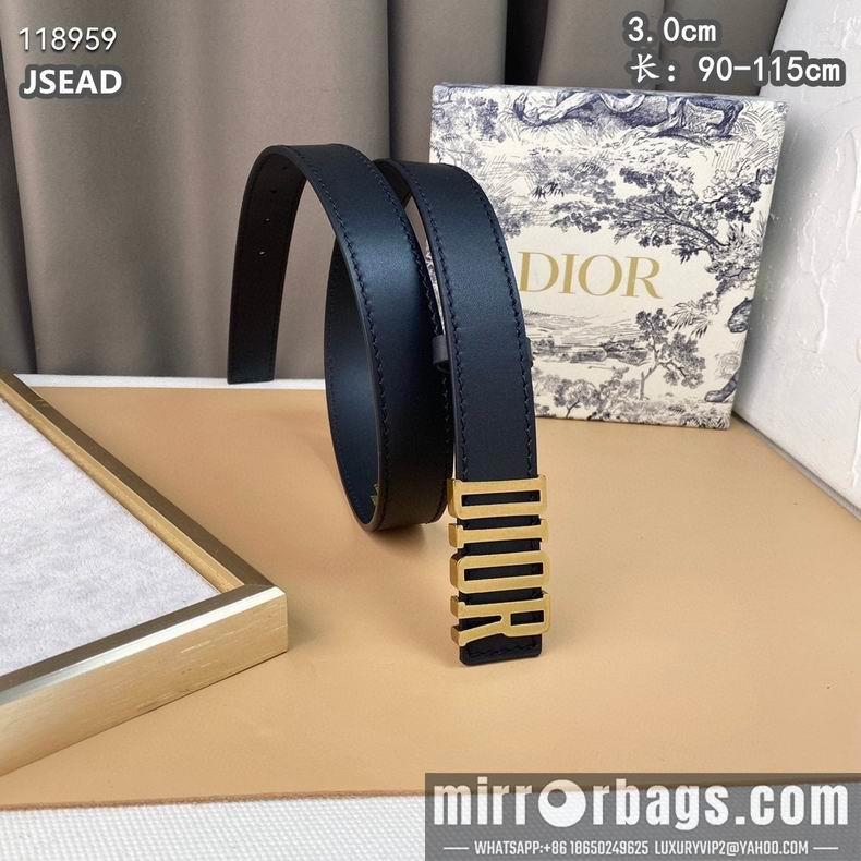 Dior belt 30mmX90-115cm 8L12