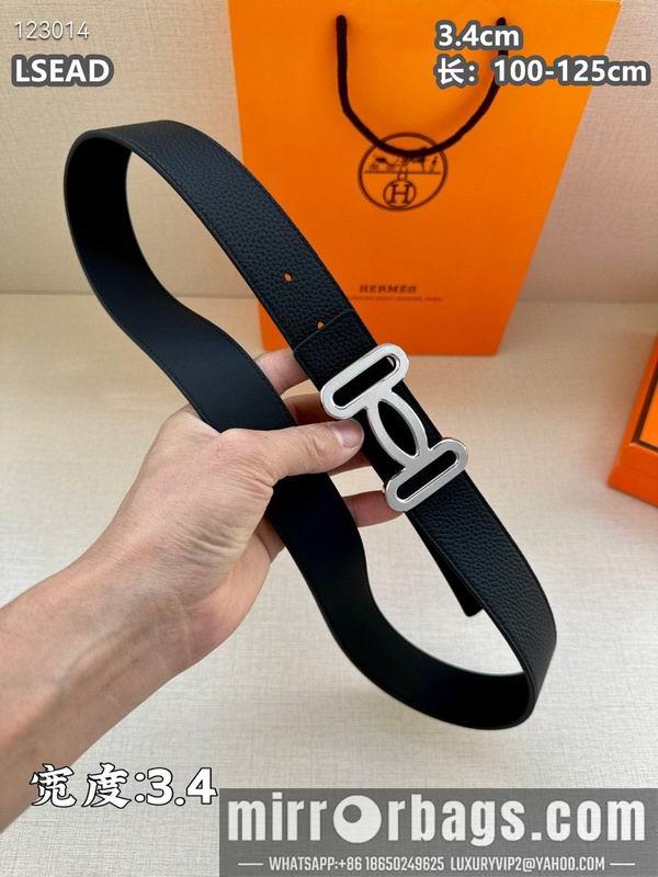 Hermes belt 34mmX100-125cm 8L07
