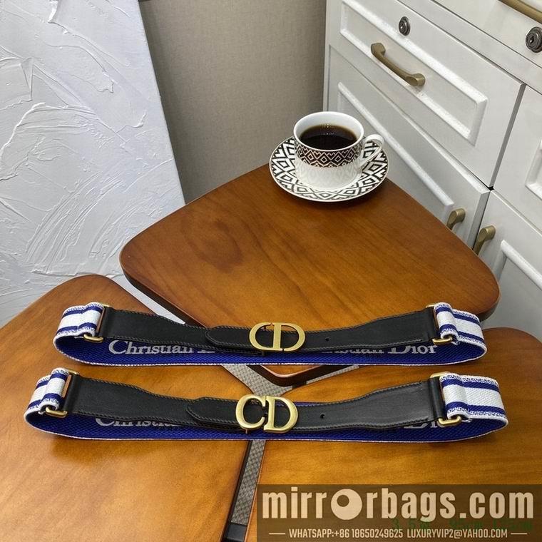 Dior belt 35mmX95-125cm 7D02