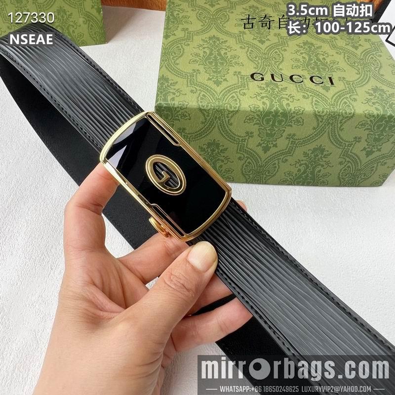 Gucci belt 35mmX100-125cm 8L77