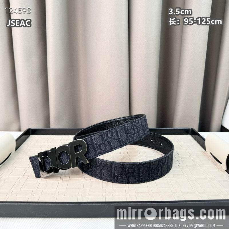 Dior belt 35mmX95-125cm 8L22