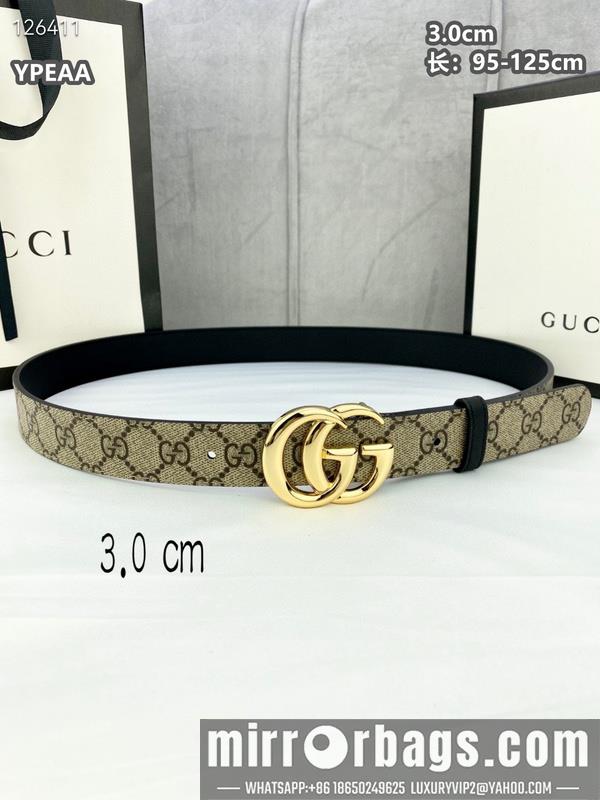 Gucci belt 30mmX95-125cm 8L19