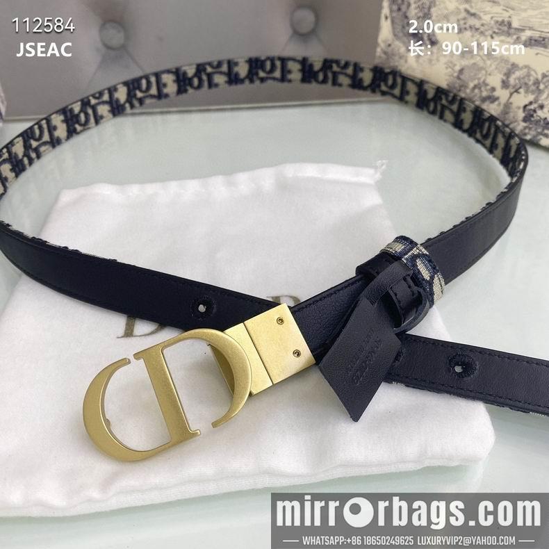 Dior Belt 20mmX90-115cm 8L06