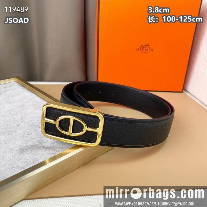 Hermes belt 38mmX100-125cm 8L040801