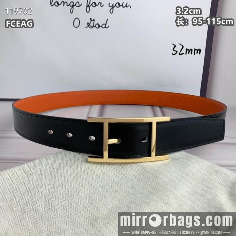 Hermes belt 32mmX95-115cm 8L040802