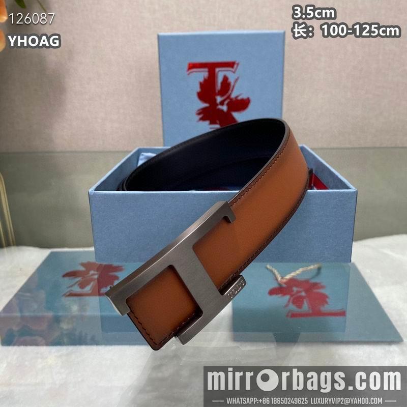 Tod's belt 35mmX100-125cm 8L05