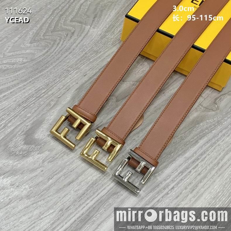 Fendi Belt 30mmX95-115cm 8L04