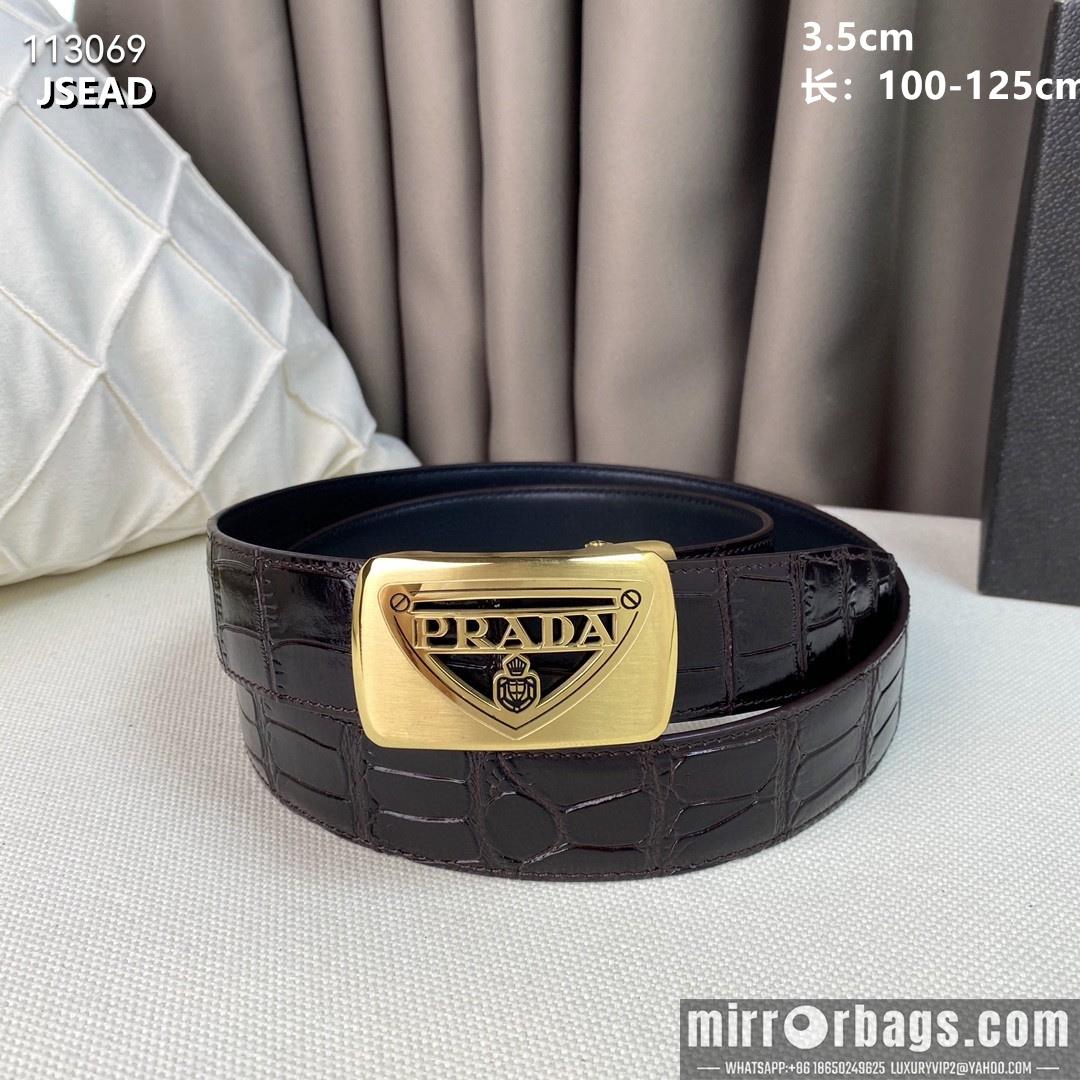 Prada belt 35mmX100-125cm 8L02