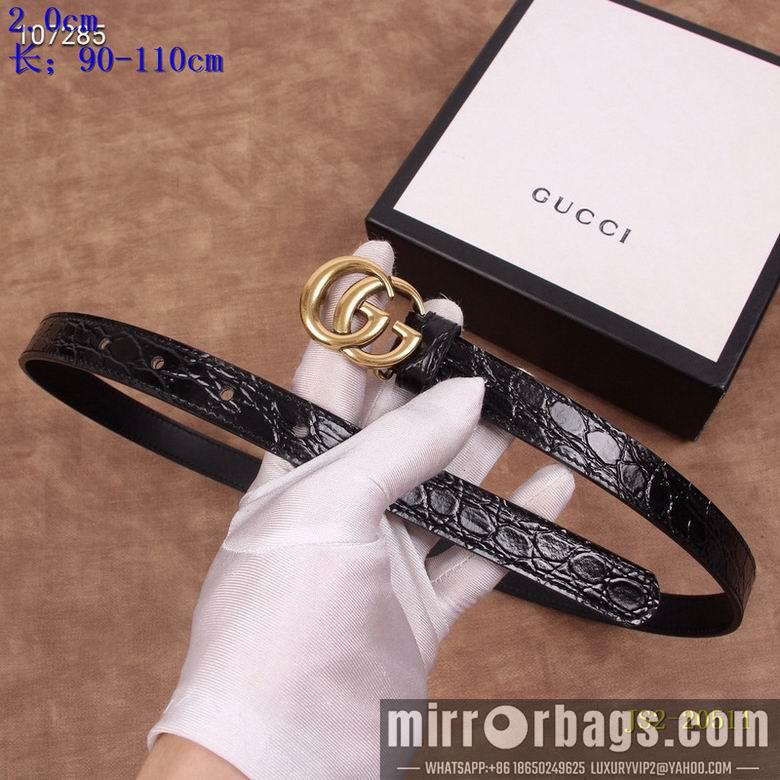 Gucci belt 20mm 90-110cm 8L03