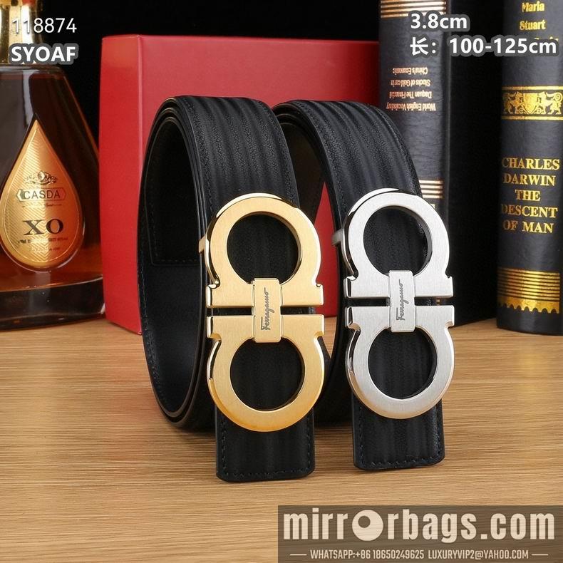 Ferragamo belt 38mmX100-125cm 8L15