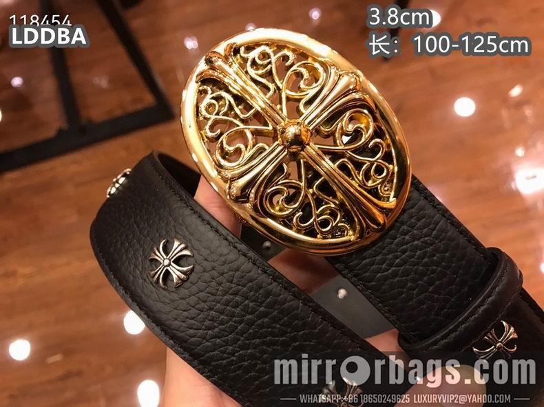 Chrome Hearts belt 38mmX100-125cm 8L05