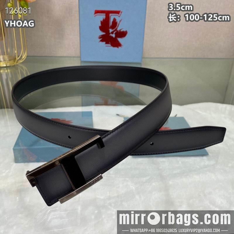 Tod's belt 35mmX100-125cm 8L06