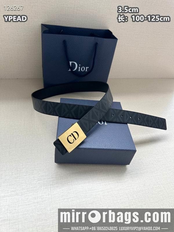 Dior belt 35mmX100-125cm 8L27