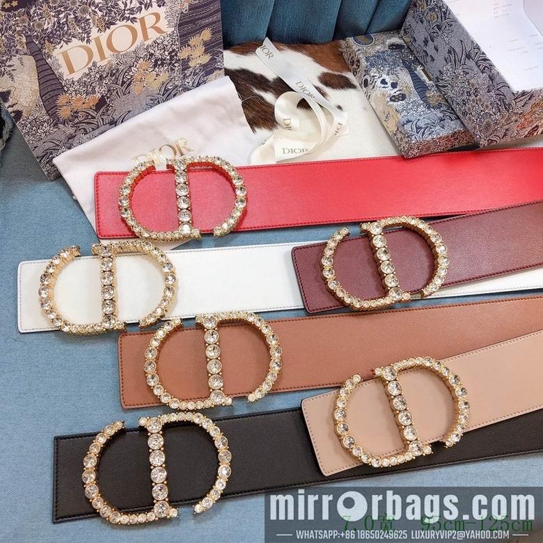 Dior Belt 70mmX95-125cm 7d06