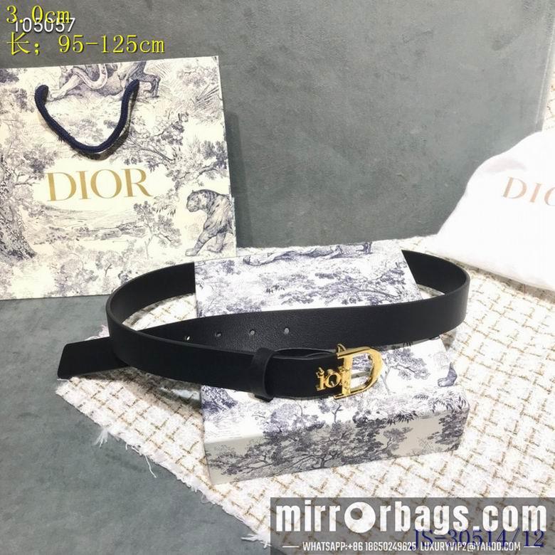 Dior Belt 30mm 95-125cm 8L06
