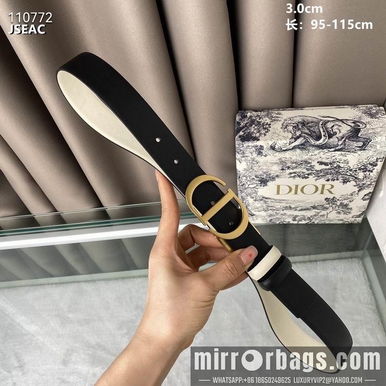 Dior Belt 30mmX95-115cm 8L08