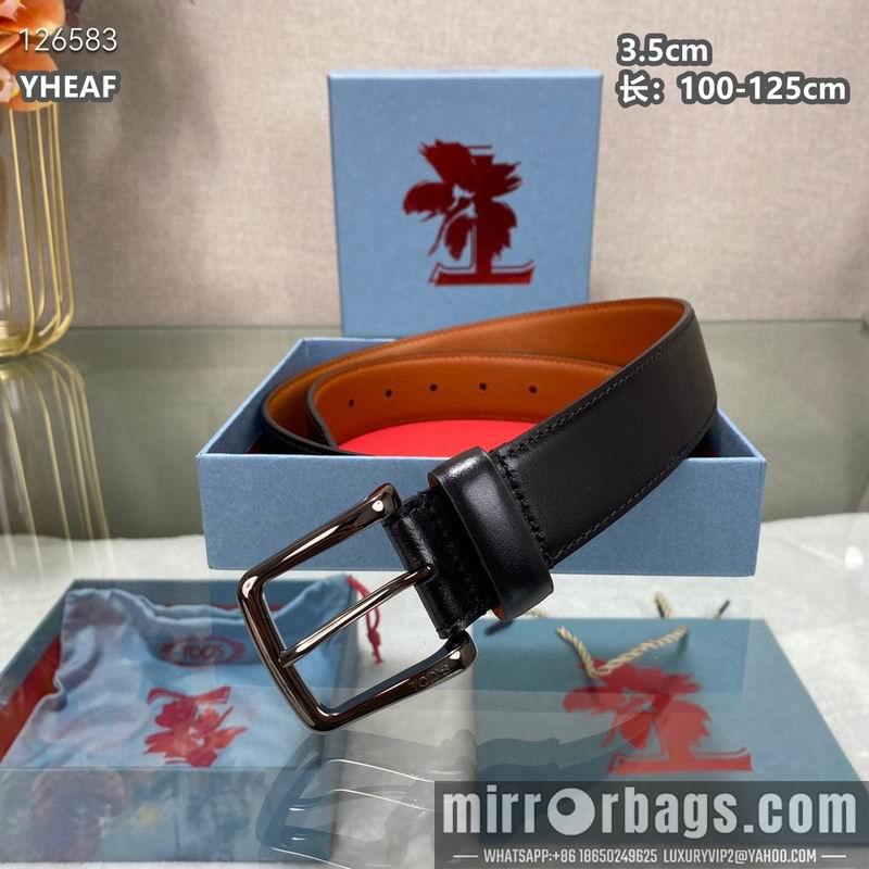 Tod's belt 35mmX100-125cm 8L08