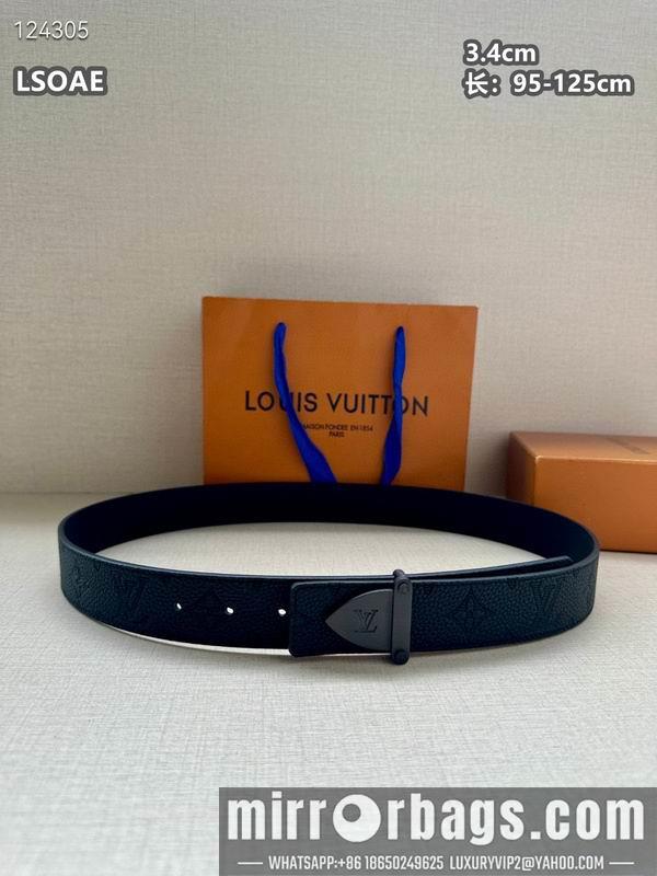LV belt 34mmX95-125cm 8L21