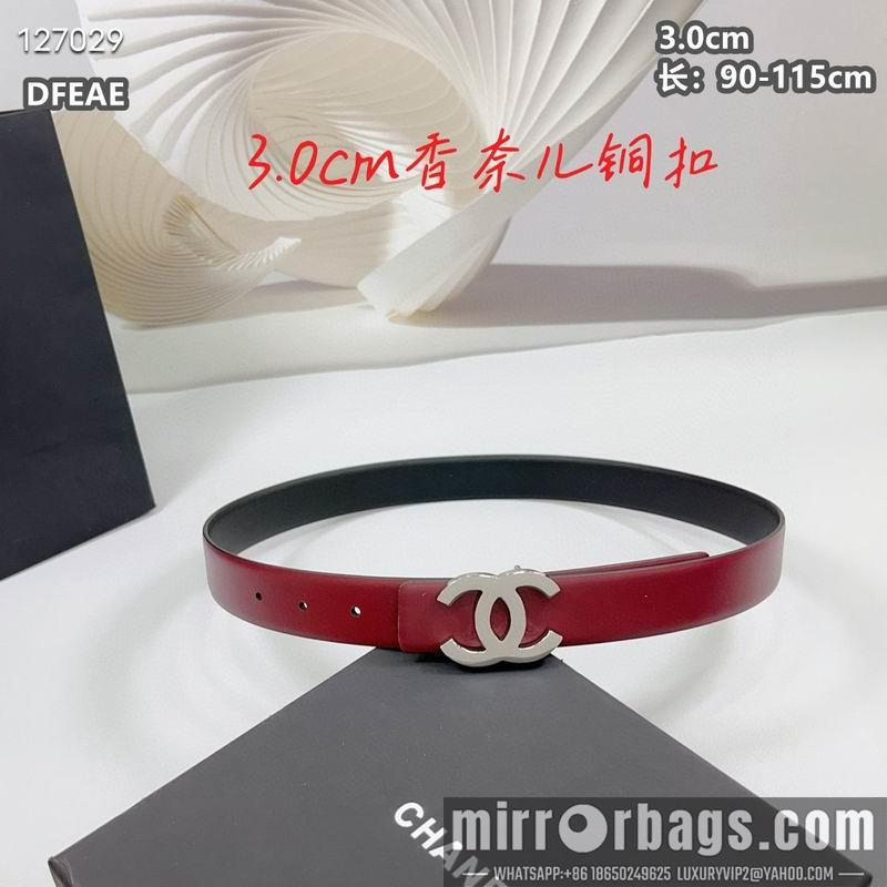 Chanel belt 30mmX90-115cm 8L31