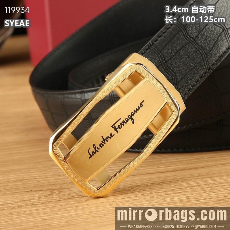 Ferragamo belt 34mmX100-125cm 8L05