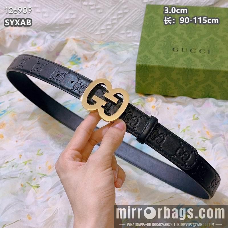 Gucci belt 30mmX90-115cm 8L25