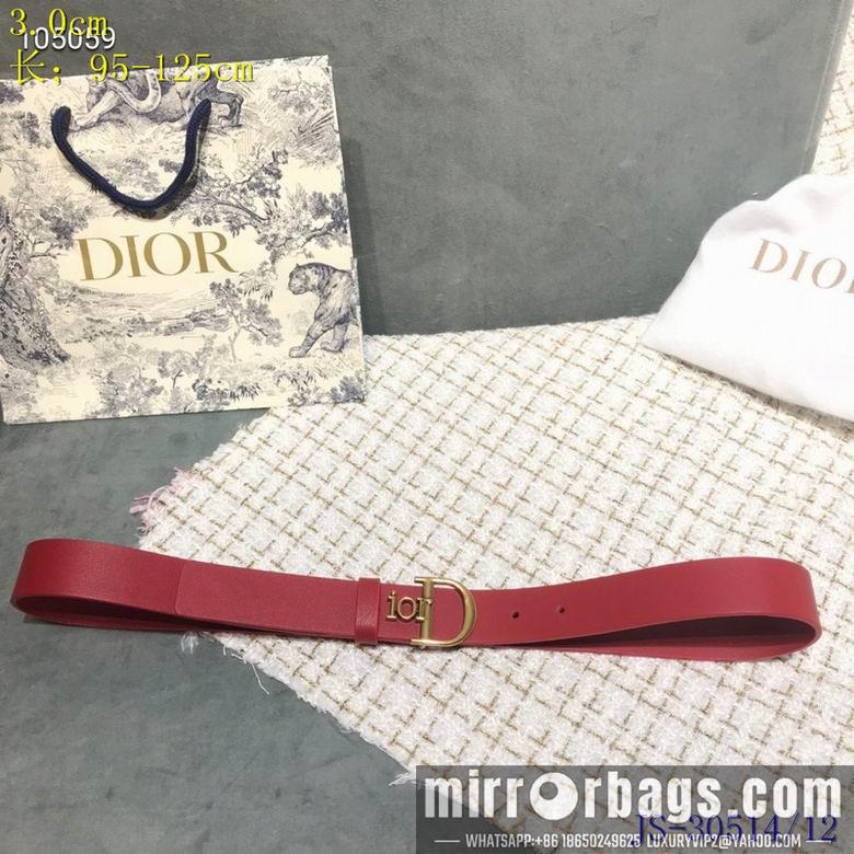 Dior Belt 30mm 95-125cm 8L06