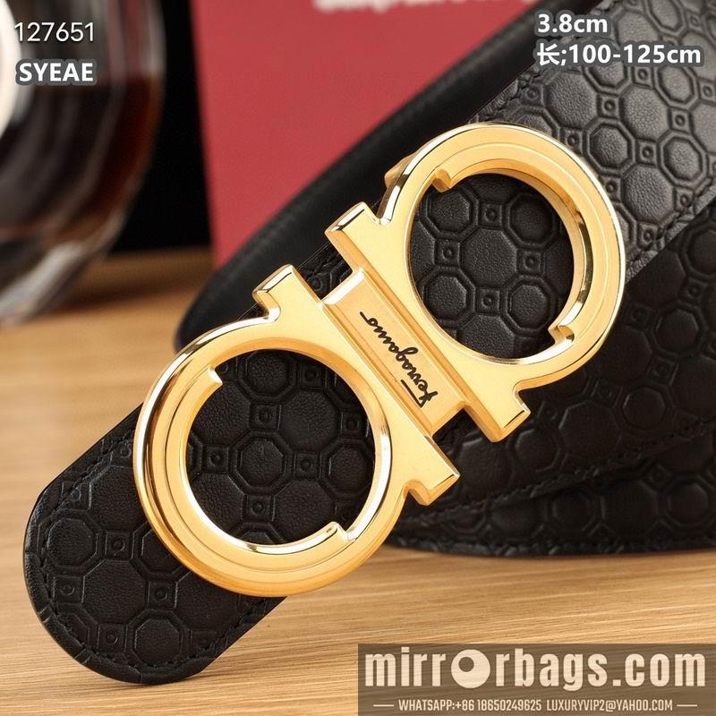 Ferragamo belt 38mmX100-125cm 8L24