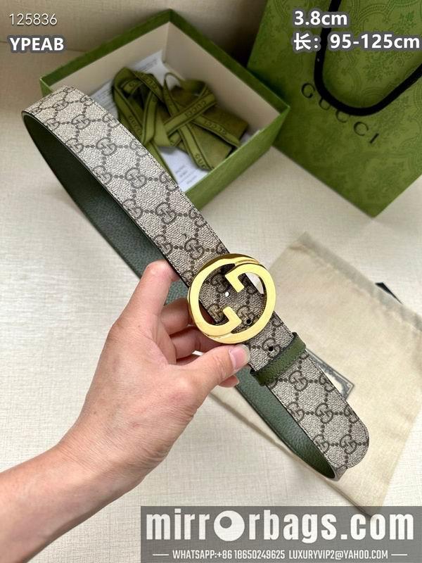 Gucci belt 38mmX95-125cm 8L08