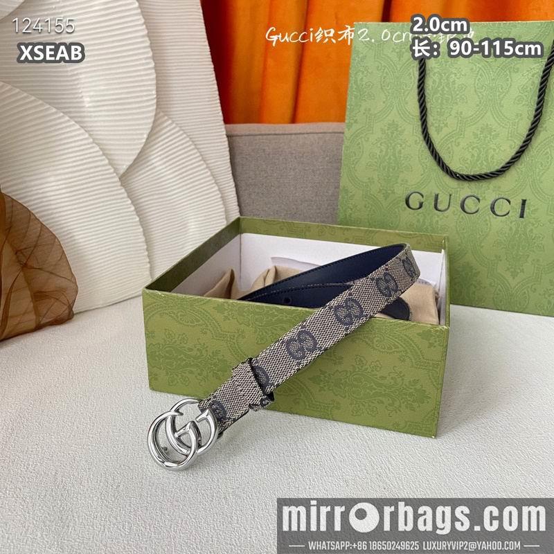 Gucci belt 20mmX90-115cm 8L18