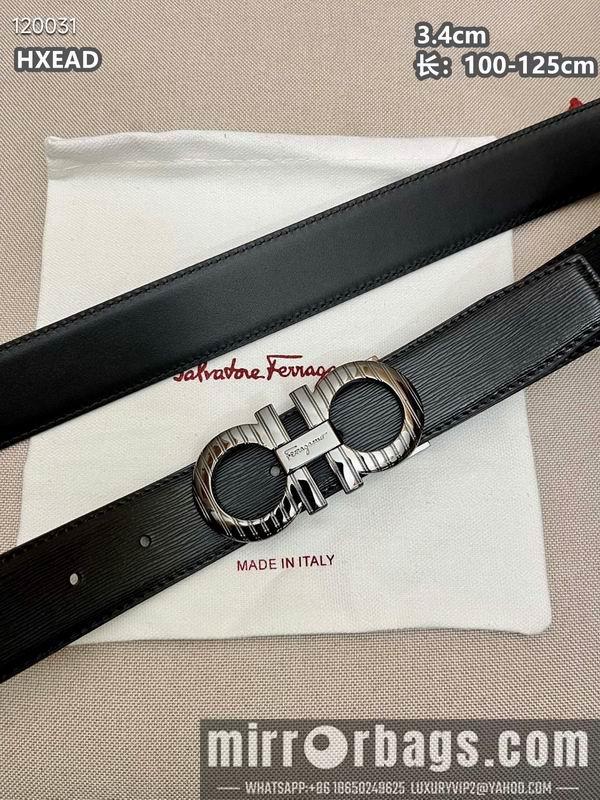 Ferragamo belt 34mmX100-125cm 8L03