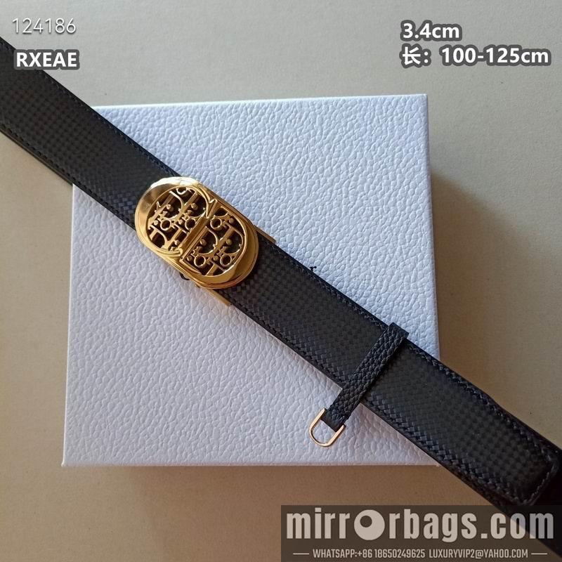 Dior belt 34mmX100-125cm 8L02