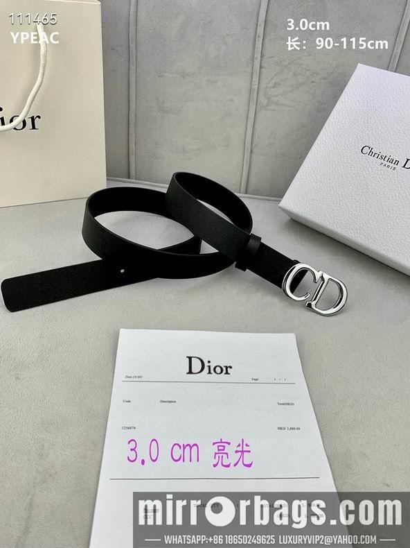 Dior Belt 30mmX90-115cm 8L07