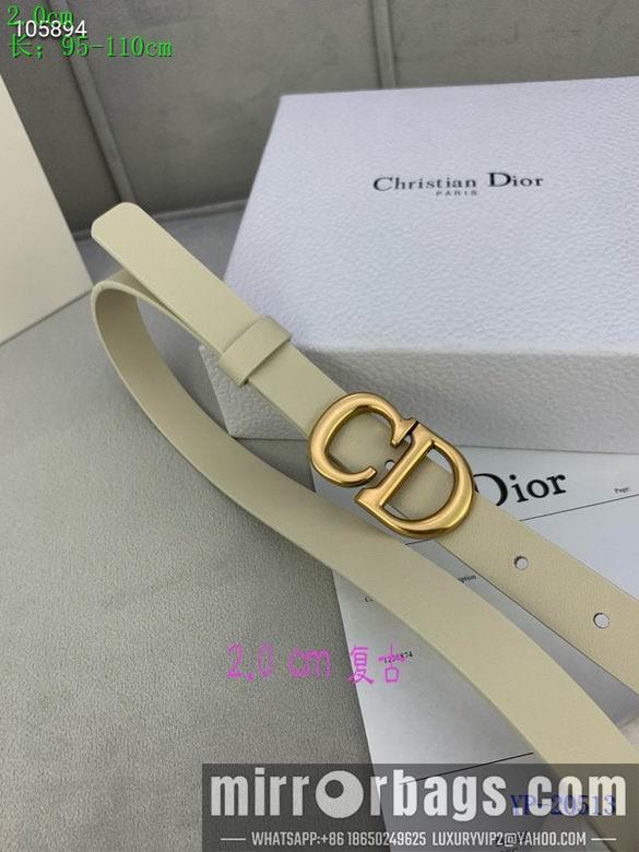 Dior Belt 20mmX95-110cm 7d08